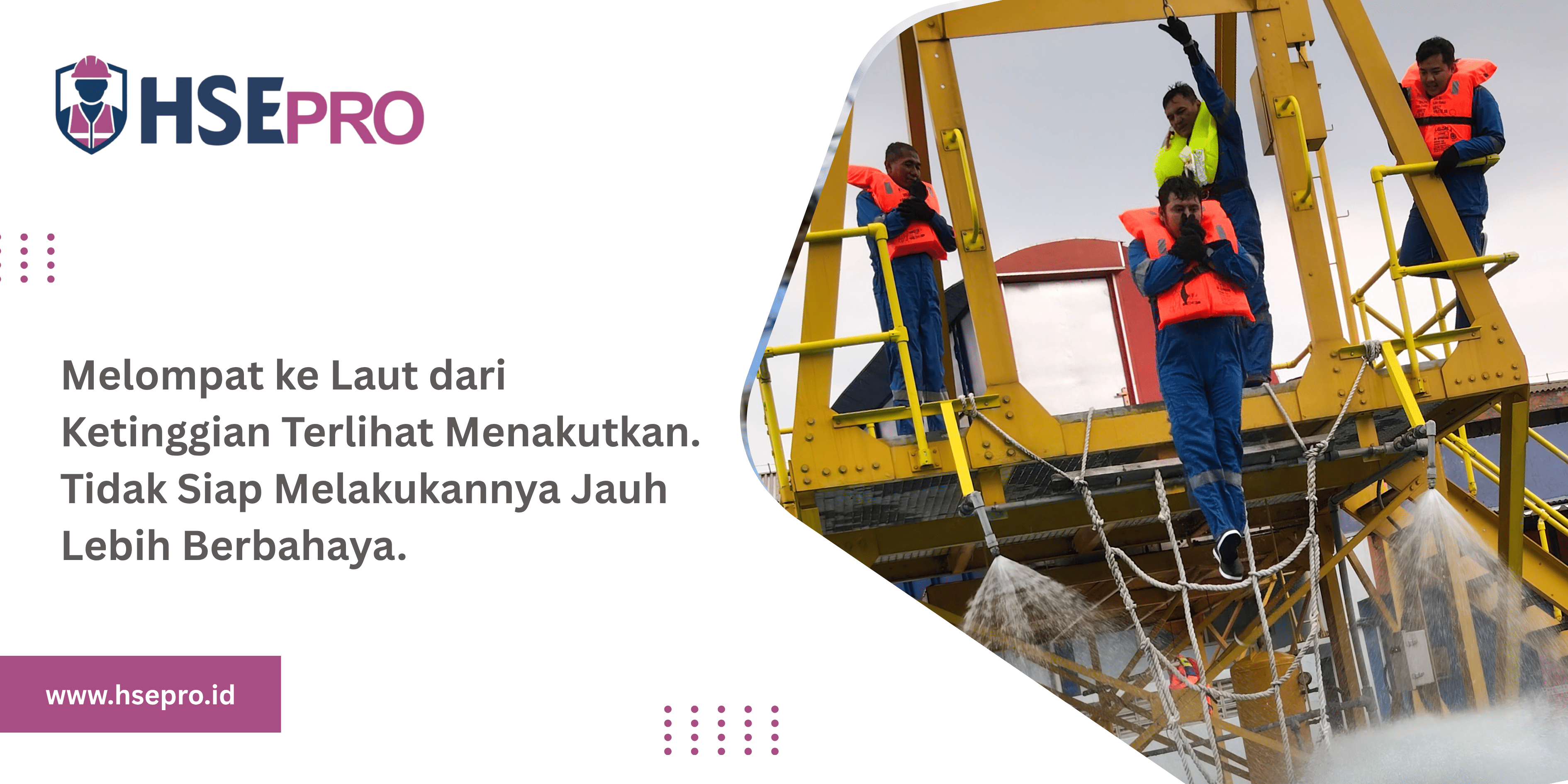 Melompat ke Laut dari Ketinggian Terlihat Menakutkan. Tidak Siap Melakukannya Jauh Lebih Berbahaya.